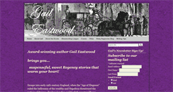 Desktop Screenshot of gaileastwoodauthor.com